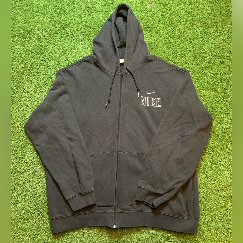 Y2K embroidered Nike Zip up Hoodie